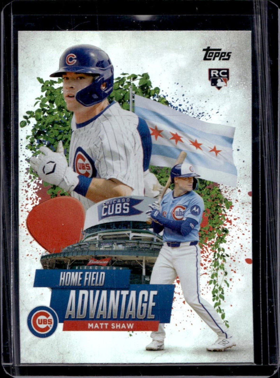 2025 Topps Update Matt Shaw Homefield Advantage RC Rookie SSP #HA-44 Cubs