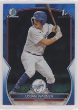 2023 Bowman Sapphire Edition Chrome Prospects Logan Wagner #BCP-36 09w2
