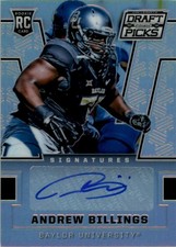 2016 Panini Prizm Draft Picks Autographs Prizms #182 Andrew Billings Auto -FB