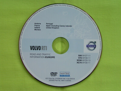 VOLVO RTI DVD NAVIGATION FRANKREICH SPANIEN GB IRLAND 2011 S80 V70 XC60 XC70 TOP