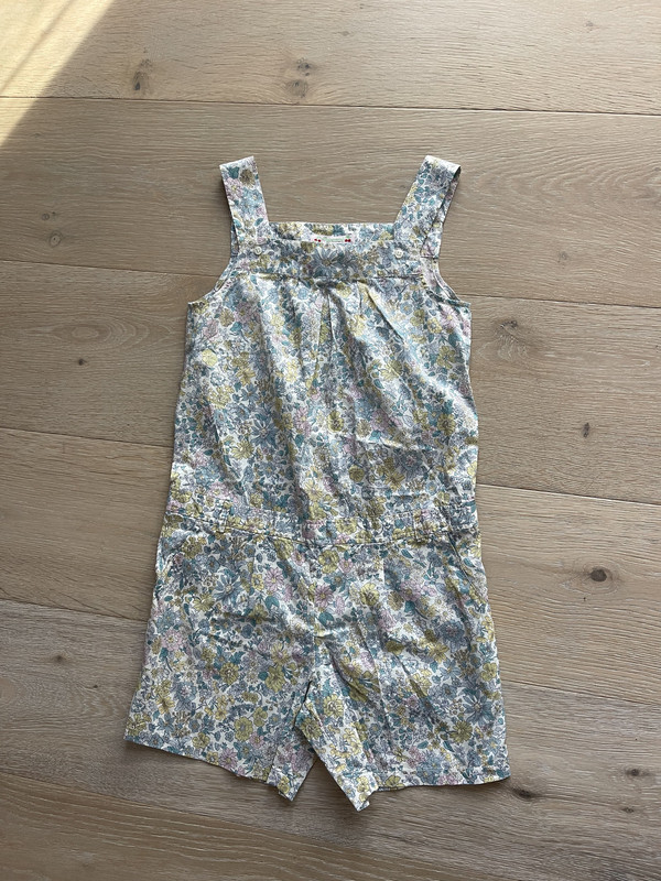 Excellent condition 10y old Bonpoint Liberty Fabric summer jumpsuit outfit