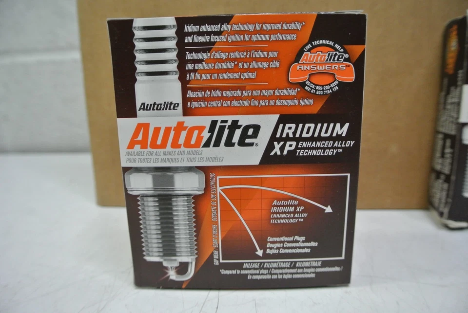 (2) Autolite XP5683 Iridium XP Spark Plug 4 Pack Foto 4 de 4
