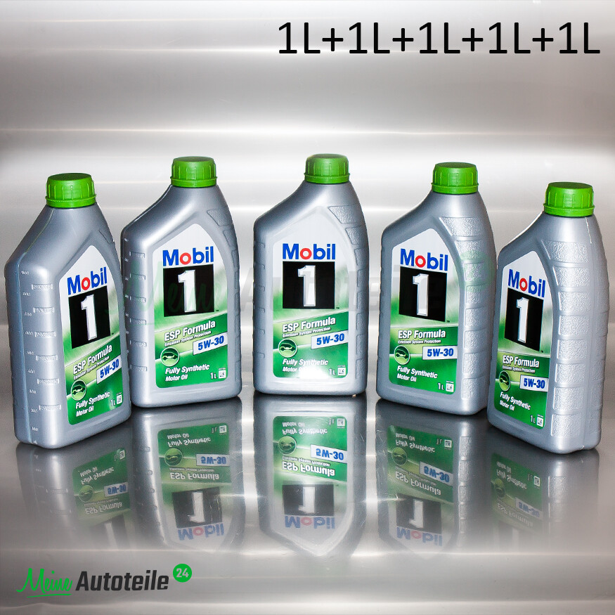 Mobil 1 Esp Formula 5w 30 Nachfolger 5x 1L = 5 Liter MOBIL 1 ESP 5W 30 MOTORÖL ESP Formula Nachfolger