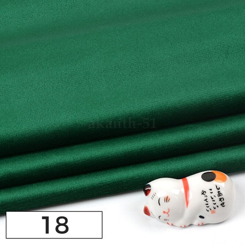 DIY Soft Plain Matte Velvet Upholstery Fabric Material Cushion Pillow Curtains - Picture 37 of 42