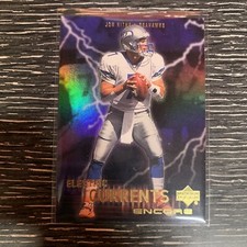 1999 Upper Deck Encore Electric Currents #EC3 - Jon Kitna - Seahawks  3B4
