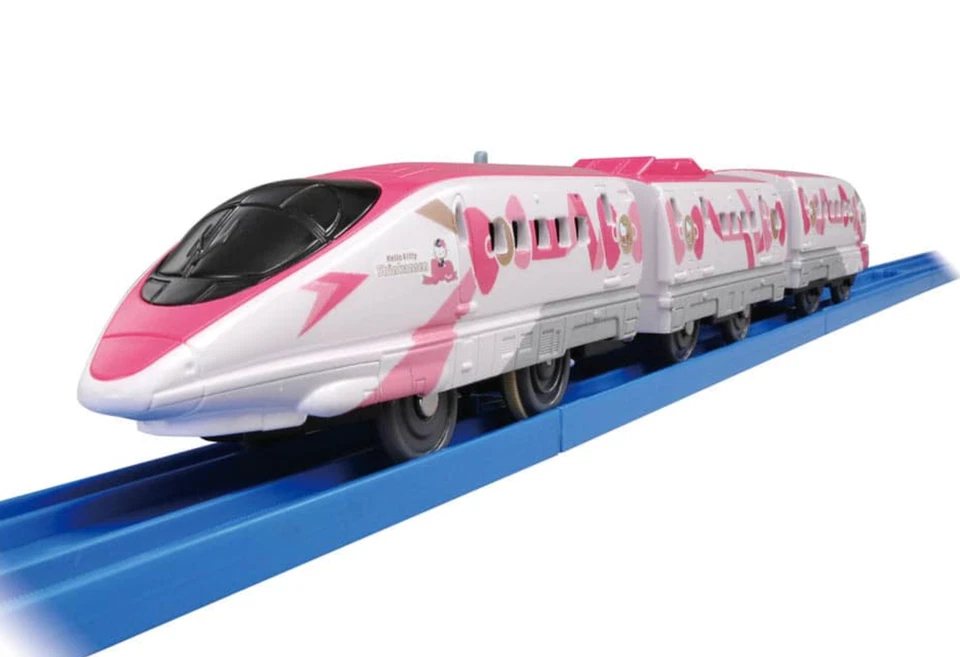 Takara TOMY PLARAIL THOMAS VH Plarail Train S-18 Hello Kitty Shinkansen Cute NEW - Image 2 of 4