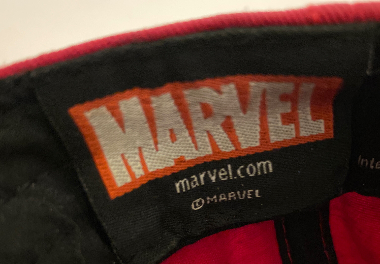 DEADPOOL ATTACK LOGO Snapback Adjustable Hat Red … - image 5