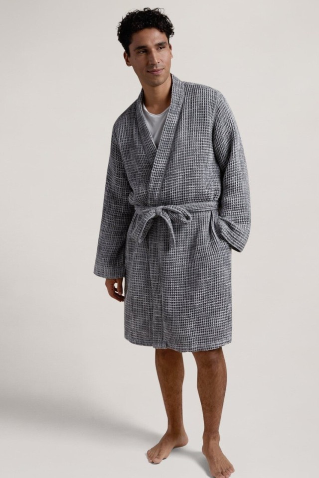 Parachute NWT Waffle Robe in Grey Unisex size Medium eBay