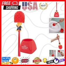 Donald Trump Toilet Bowl Brush Make Toilets Clean Again Holder - Perfect Elep...