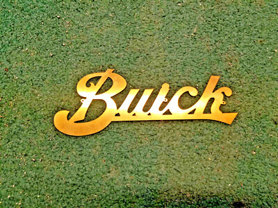 Buick Brass Radiator Script | eBay