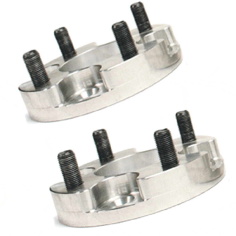 Jake's 1 Inch Aluminum Golf Cart Wheel Spacer Set | 4 on 4 Bolt Pattern