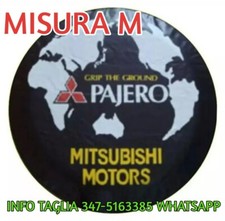 Copri Ruota di Scorta NUOVO FUORISTRADA MITSUBISHI PAJERO MISURA M GRIP 4X4