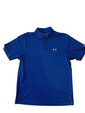 Under Armour Polo Shirt Men's Medium Loose HeatGear Performance Stretch Golf