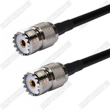 RG58 1M UHF SO-239 Female to Jack SO239 RF Pigtail Jumper Coaxial Cable for WiFi
