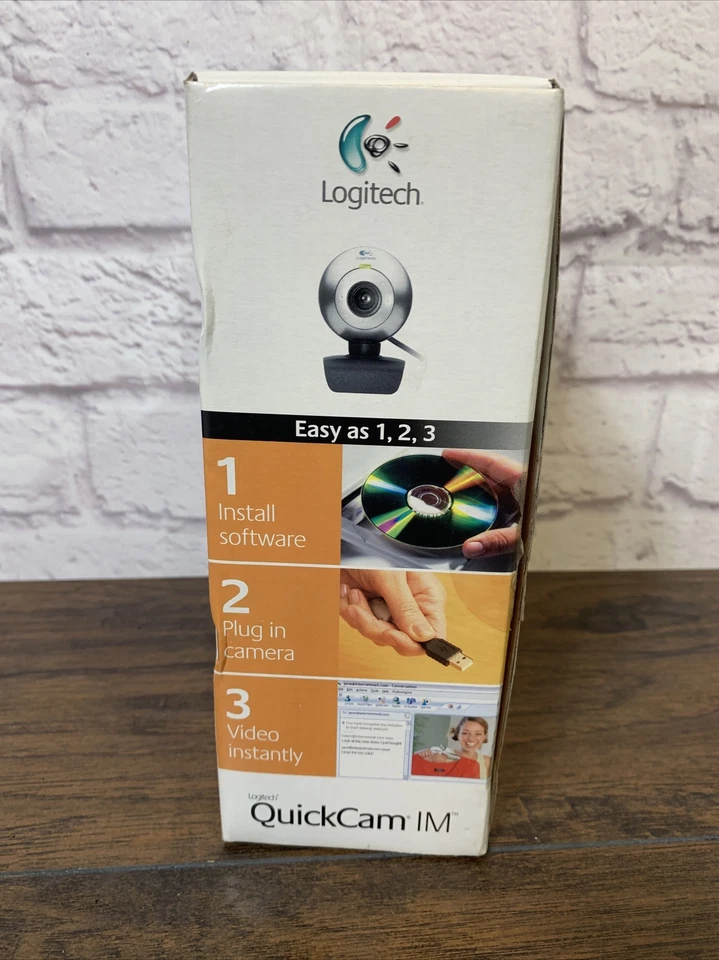 Logitech QuickCam IM Connect Web Cam NIB New Factory Sealed - Image 3 of 4