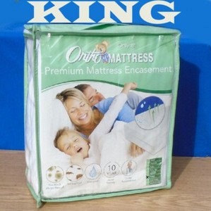 ORTHO Premium Mattress Encasement King 76"x80" - NEW & Sealed