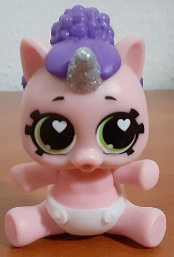 Zuru Surprise Newborn Unicorn Squad Chi-Chi mini figure diaper baby purple hair - Picture 7 of 7