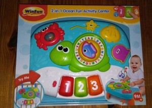 baby activity center box