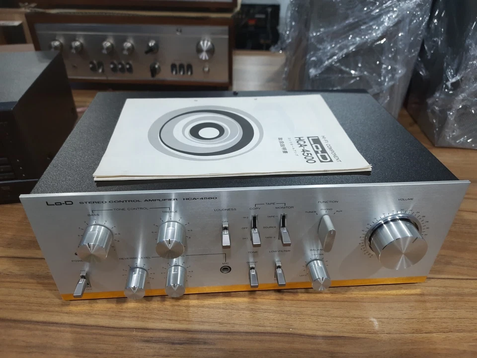 Preamplificador Mosfet de audio japonés vintage LO-D Hitachi, HCA-4580  Foto 2 de 4