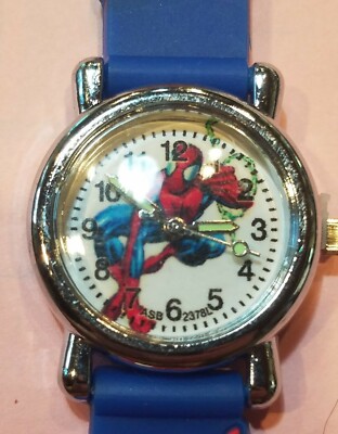 spiderman kids watch AND a new, sealed matching MASK. 