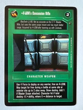Star Wars CCG Dagobah 4-LOM's Concussion Rifle BB NM