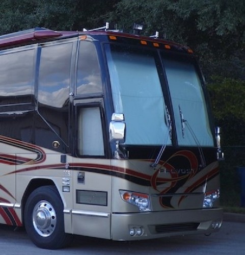 Replacement Chrome Mirror Covers for Prevost Buses/Coaches (Left and Right) - Bild 6 von 7