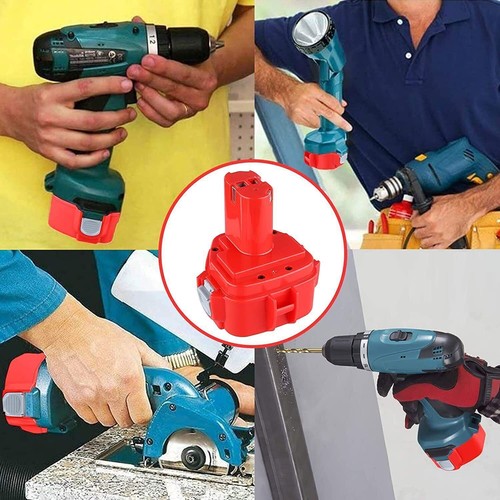 2X Original 9,6 Voltios Repuesto para Makita PA09 NI-MH Batería 6222D 9100 9120 9122 9133 - Imagen 2 de 8