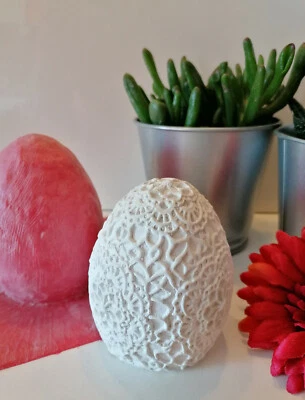 HANDARBEIT Handmade Latex Mould Mold Concrete Mould Concrete Egg Easter Egg Easter (130)
