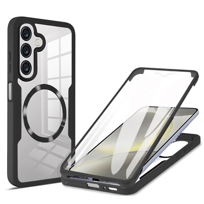 For Samsung Galaxy A17 A16 A26 A36 A56 Full Body Protection Case Mag Safe Cover