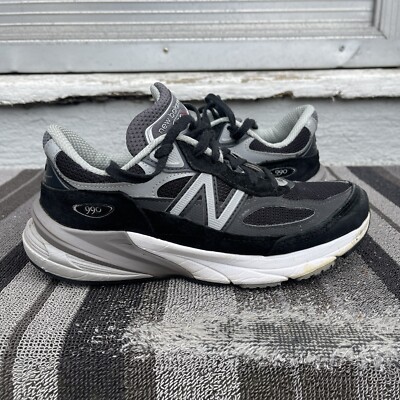 New Balance 990 V6 W990BK6 Black Suede/Mesh Lifestyle Sneakers