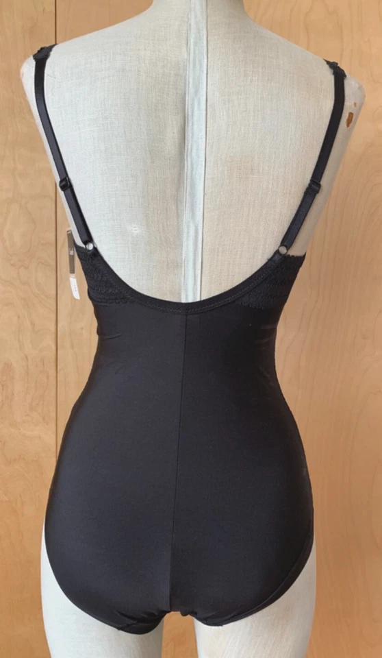 Nuevo con etiquetas Chantelle body de encaje con aros estilo 1437-11 negro talla 34B Foto 3 de 4