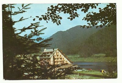 Radio Bukarest, Rumänien QSL-Karte 80er Jahre, Cumpana Chalet