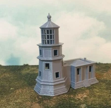 SPLIT ROCK LIGHTHOUSE - Gray - N Scale 1:160 No Assembly Required! Made in USA