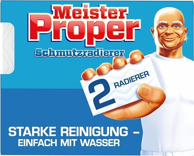 Meister Proper Schmutzradierer Original Radierschwamm 2er Pack Putzmittel