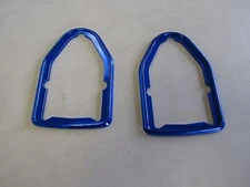 LIVORSI BOW LIGHT BEZEL METALLIC BLUE PAIR (2) LIFT UP  MARINE BOAT