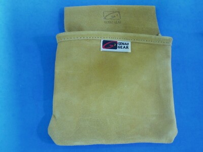 LARGE POCKET GENUINE LEATHER NAIL BAG #4543 GENAU GEAR