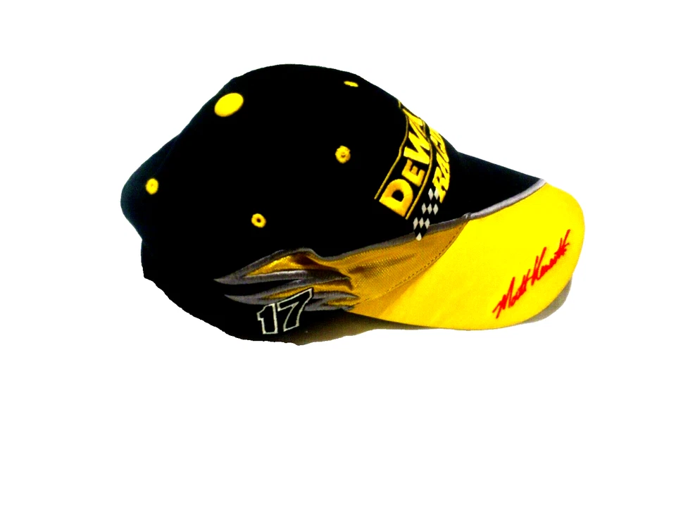 DeWalt Racing Roush Racing NASCAR Matt Kenseth #17 Hat Cap ~Red Line Mark NICE Foto 3 de 4