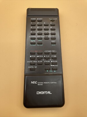 NEC RB-D25 Digital Remote Control - Genuine OEM - Tested - Works!