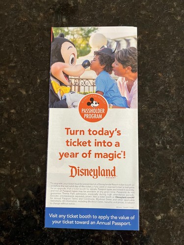 Disneyland Park Mickey Mouse FANTASMIC Park Map and Guide 7/17/2017 - Picture 3 of 5