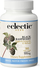 Raw Freeze-Dried Non-Gmo Black Raspberry Capsules | Antioxidant Flavonoid Sup...
