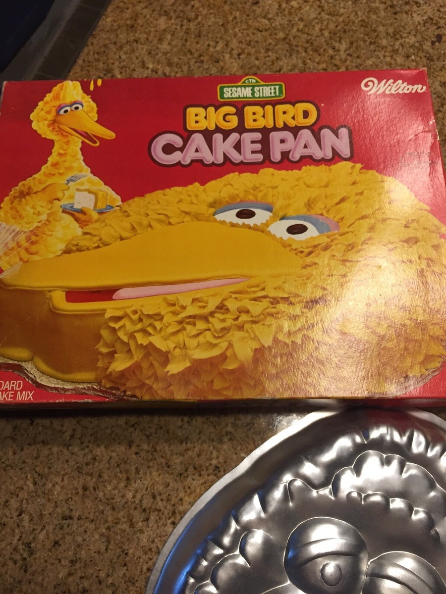 Vintage Wilton Big Bird~Cake Pan Baking Cooking Kids Muppets Sesame  Street~W/Box
