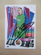 Marc-Andre Ter Stegen autograph signed TC Topps match Attax FC Barcelona