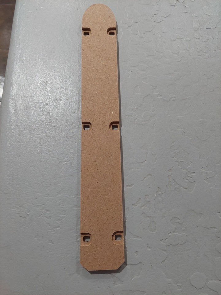 Zero Clearance Throat Plate Insert for KOBALT 10" DUAL BEVEL Miter Saw