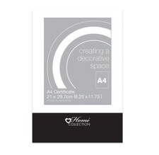 A4 Certificate (21x29.7cm) Glass Clip Frame Wall Hang Frameless Photo Frames