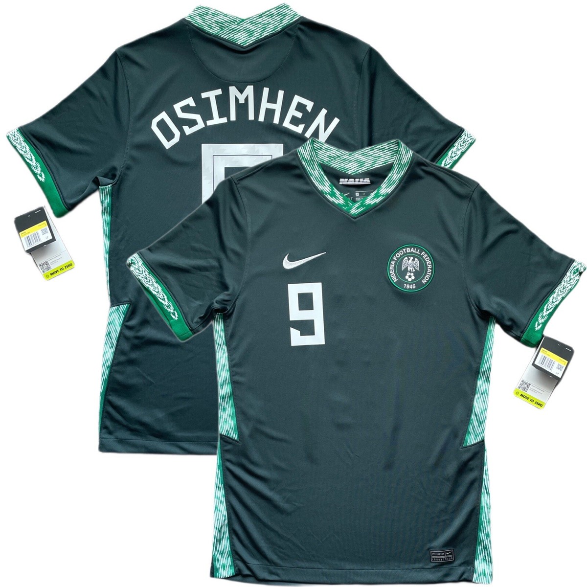 2020/21 Nigeria Away Jersey #9 Osimhen Small Nike African Super