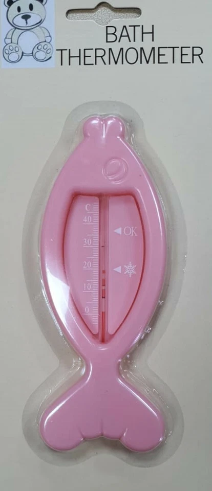 FIRST STEPS Beautiful Beginnings Baby Bath Time Safety Thermometer Fish Temperature Float
