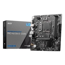 MSI PRO H610M-E DDR4 Motherboard Intel H610 LGA 1700 Micro ATX