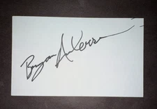 Bryan Anderson, CARDINALS (2010 Debut) SIGNED 3x5 Index Card (HS)