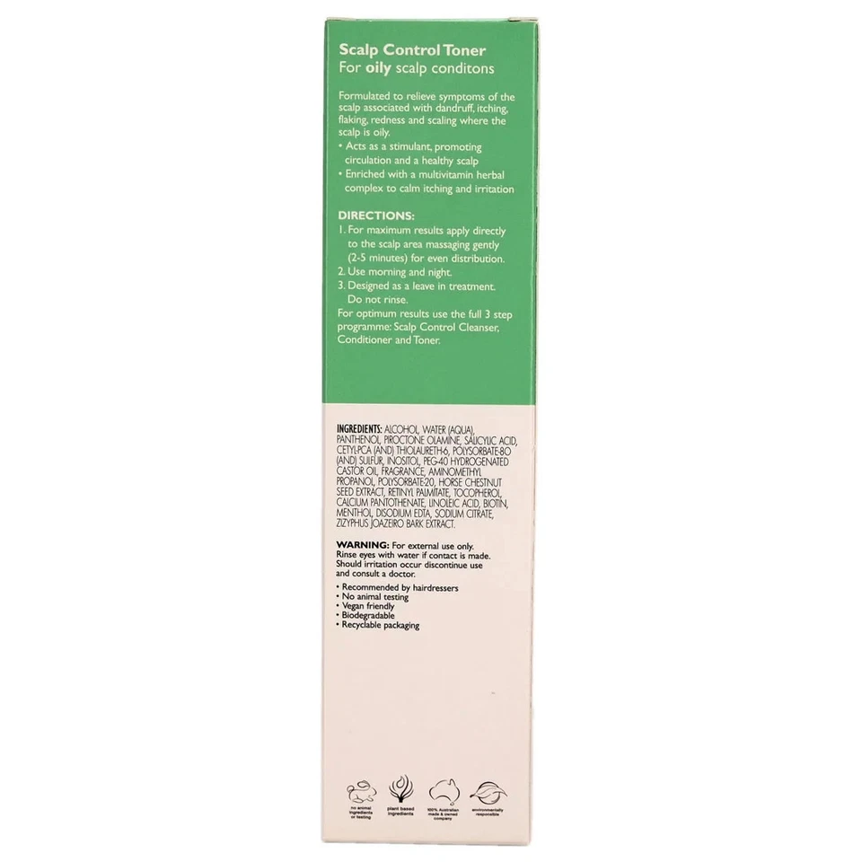 De Lorenzo Tricho Scalp Control Toner 125ml Scalp stimulation for itchy/ flaking - Image 4 of 4
