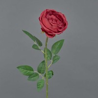 Artplants Kunst Rose Thyri, Rot, 65Cm